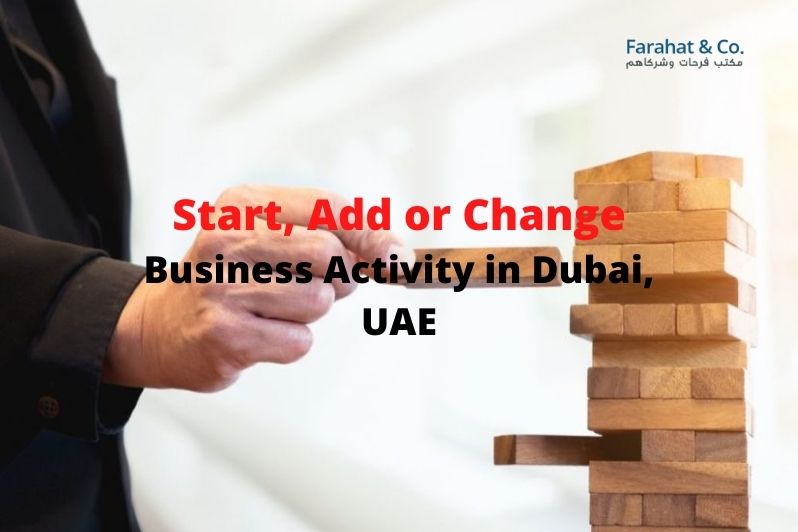 Add or Change Business Activity in Dubai